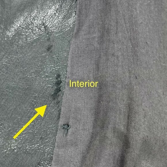 BB dakota genuine leather jacket women's size small - Picture 7 of 10